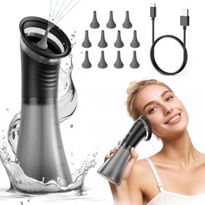 전기 귀지 제거 시스템 관개 플러셔가 포함된 물 구동 귀 청소 도구 3가지 압력 설정 안전하고 효과적