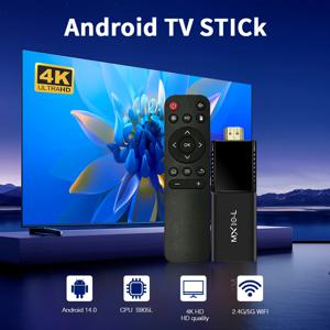 스틱 TV 4K MX10 L S905L DDRIII 4GB EMMC 64GB WiFi 2.4G + BT4.0 TV 스트리밍, 적외선 리모컨으로 스마트 TV 만들기