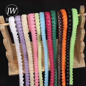 JIANWU 17mm * 180cm 빈티지 패브릭 단면 레이스 풍경 소재 콜라주 테이프 크리 에이 티브 DIY 저널 스크랩북 편지지