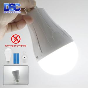LED 비상 전구 E27 15w 1600mAh 85-265V 충전식 전구 가정용 정전 캠핑 텐트 베란다 정원 램프
