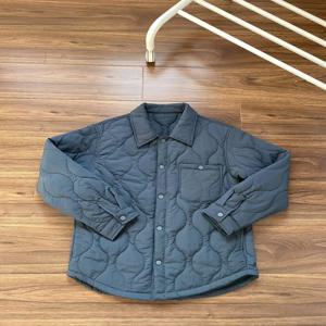 봄 가을 야외 등산 방풍 따뜻한 다이아몬드 패턴 면 재킷 패셔너블한 청년 표준 핏 일상복