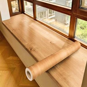 PVC 방수 나뭇결 3D 스티커 DIY 옷장 찬장 테이블 옷장 가구 비닐 자체 접착 벽지 홈 장식