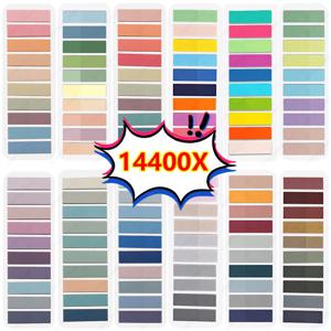 200-14400 시트 투명 색인 크리 에이 티브 메모 패드 스티커 메모 도서 탭 사무실 학교 문구 자체 접착 스티커