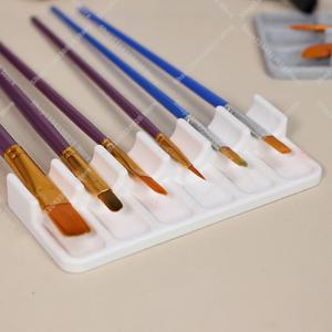 페인팅 브러시 받침대 화이트 플라스틱 페인팅 브러시 받침대 다양한 페인팅용 드립 트레이 패드