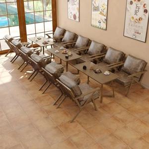 Nordic Vintage Café Chairs France Creativity Design Restaurant Café Chairs Upscale Lazy Susan Café Furniture Tavolo Pranzo FYCC