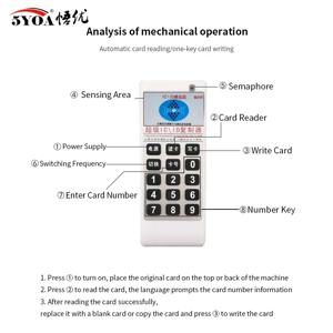 5YOA 13.56MHZ 복사기 복제기 클로너 RFID 에뮬레이터 NFC IC 카드 리더기 주파수 125Khz 라이터 액세스 제어 카드 복제기