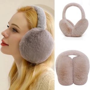 야외 방한 귀마개 귀덮개 부드러운 플러시 귀마개 겨울용 따뜻한 여성 남성용 패션 단색 귀덮개 EZr01