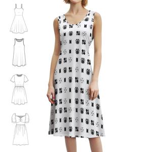 로고스 보헤미안 시크 드레스 우아한 패션 비치 웨딩 파티 가운 케이팝 보이 밴드 램프 몬스터 제이홉 여성 드레스