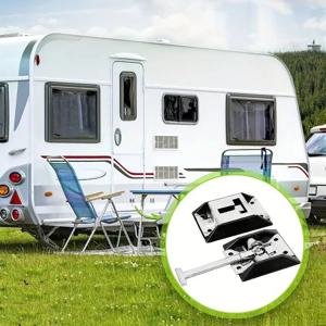 캠핑 트레일러 모터홈용 RV 트레일러 히치 메탈 T형 출입문 잠금 키트 스테인리스 스틸 훅 & 키퍼 하드웨어 브래킷