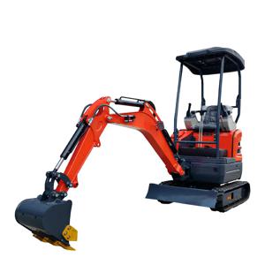 컴팩트 소형 굴삭기 EPA 마이크로 디거 2T 미니 굴삭기 안전한 작업을 위한 TOPS 포함 유압 퀵 히치 장착 마이크로 디거