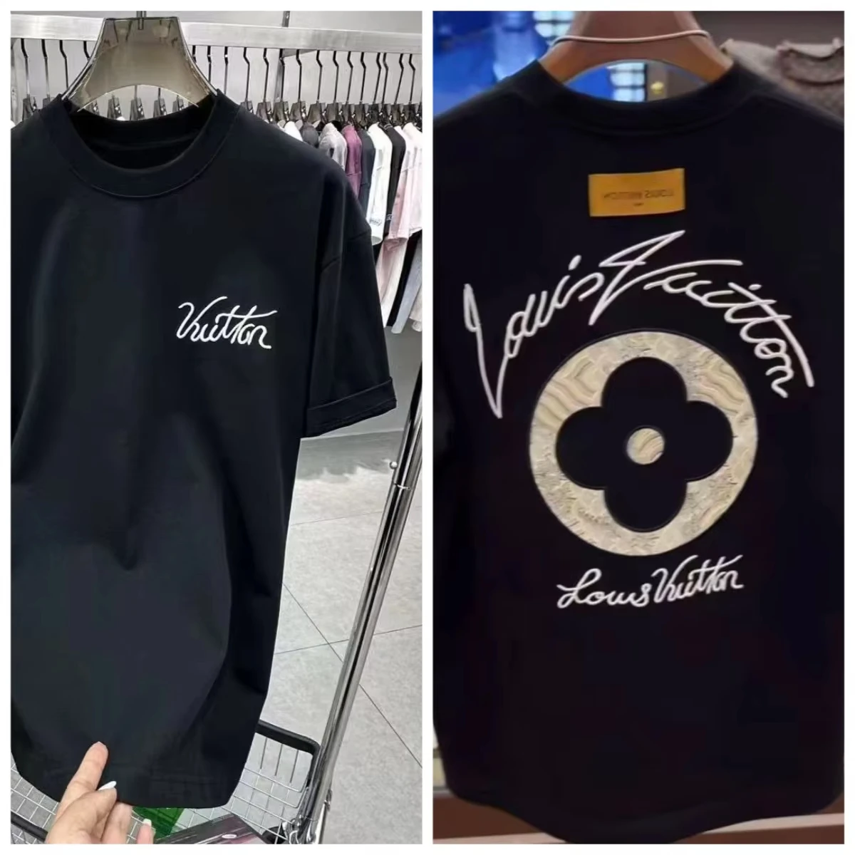 남성용 프린트 순면 라운드넥 반팔 티셔츠, 남성 캐주얼하고 시원한 스타일을 위한 새로운 여름 루즈 베이스 레이어 탑