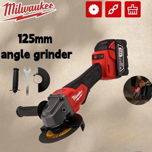 125mm 밀워키 브러시리스 앵글 그라인더 연마 절단기 노락 패들 스위치 전동 무선 공구