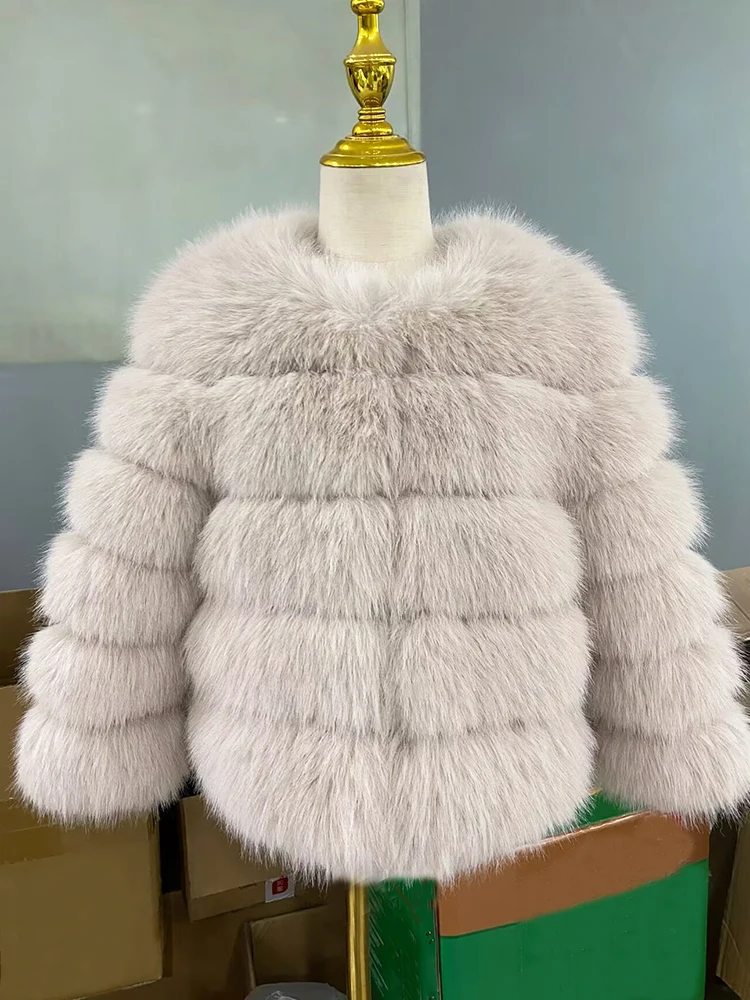 ZADORIN 어린이 가짜 여우 모피 코트 겨울 패션 긴 소매 따뜻한 어린이 모피 코트 겉옷 가짜 모피 자켓 아동 의류