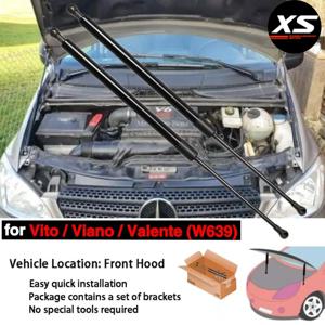 Mercedes-Benz Vito W639 2003-2014 Viano V-Class Valente Bonnet 용 후드 리프트 지원 Struts 충격 막대 실린더 댐퍼 수정