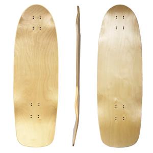 32x10 인치 서핑 스케이트 데크 카나디안 메이플 스케이트 보드 데크, 8 홀 diy 프로 품질 클리어 바니시, 양면
