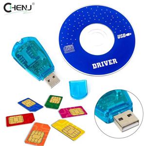 USB SIM 카드 리더, SIM 카드 라이터, 복사, 복제기, 백업 GSM CDMA WCDMA 핸드폰 DOM668