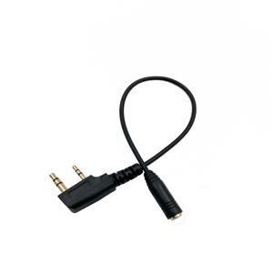 TCK01 2Pin ~ 3.5mm 여성용 전화 오디오 이어폰 전송 케이블 Baofeng UV-5R 8D 82 Quansheng K5 K6 TYT Kenwood 워키 토키