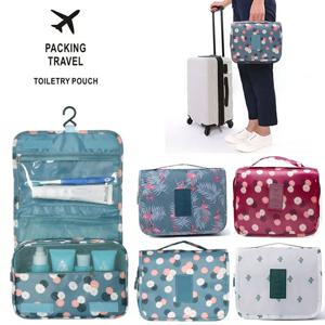 화장품 가방 여성 여행 주머니 방수 세면 용품 뷰티 주최자 숙녀 욕실 후크 워시와 메이크업 보관 가방