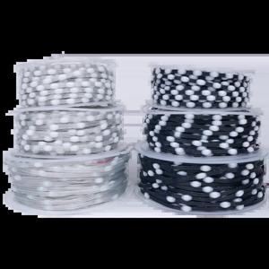 5V WS2811 WS2812 3PIN 검정색 와이어 LED 스트링 조명 드림 컬러 RGBIC 개별적으로 주소 지정 가능 요정 빛 씨앗 픽셀 빛