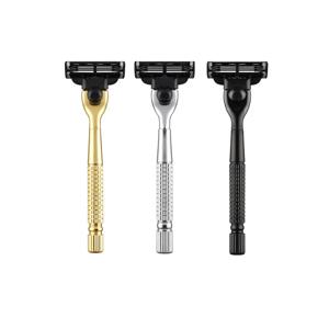 마하 3 면도날용 남성용 수동 면도기 핸들, 교체 가능한 면도날 홀더