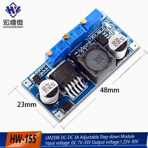 LM2596 DC-DC 3A 조정 가능한 스텝다운 모듈 LM2596 정전류 전압 조정기 고효율 저열