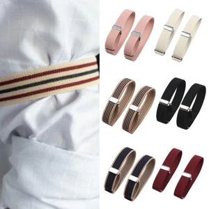 조절식 탄성 암밴드 셔츠 슬리브 거치대, 여성 남성 암 커프스 밴드, 파티 웨딩 의류 액세서리, 1 쌍 패션