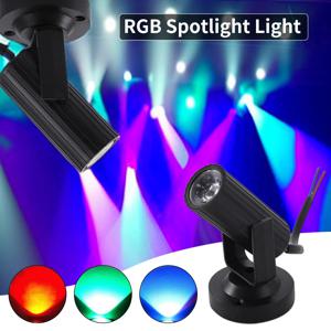 85-265V 미니 RGB 스포트라이트 LED 무대 조명 효과 파티 웨딩 미러 볼 클럽 Dj 디스코 바 KTV 이벤트에 대한 경량