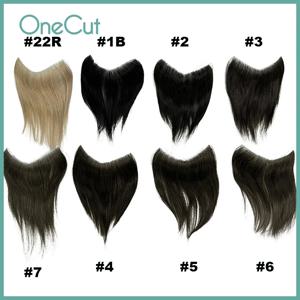 스트레이트 V 스타일 전면 전체 PU 천연 헤어 라인 남성 모세관 보철물 남성용 인간의 머리카락 교체 시스템 장치 2.5x16cm