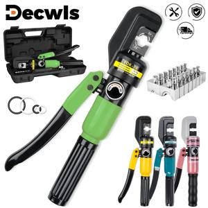 다기능 유압 플라이어 4-6-8-10-16-25-35-50-70mm² 가정용 유압 압착 펜치, 10T 유압 도구, 산업용 등급 유압 프레스, DIY 케이블 터미널 압착 펜치