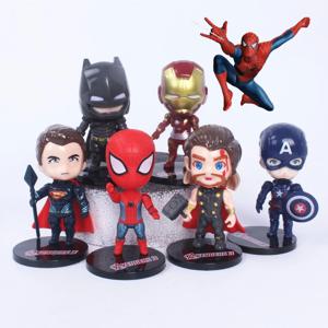 마블 스파이더맨 보이 케이크 장식, 어벤져스 테마 생일 샤워 용품 선물, 데스크탑 장식, 6 개