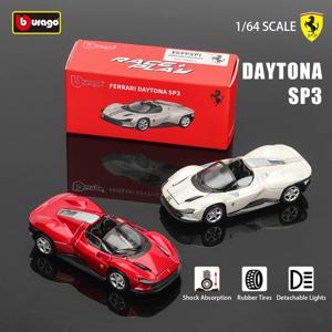 Bbugo 1:64 정품 페라리 SP3 SP1 458 ENZO F40 F12TDF SF90 자동차 모델 시리즈 어린이 크리스마스 소년 선물 완구