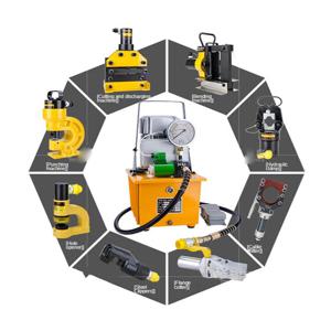 750W 전기 유압 펌프, 초고압 오일 펌프, 유압 프레스, 풋 스테핑 유압 펌프 스테이션 7L