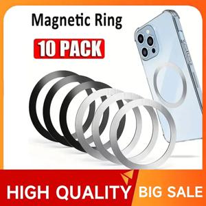 Magsafe 마그네틱 플레이트 전화 링 금속 스티커 지원에 대 한 10pcs 자석 자동차 홀더에 대 한 무선 충전기 금속 플레이트 시트
