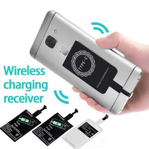 무선 충전기 수신기 지원 유형 C/마이크로 USB/8 핀 iPhone 7 6 5 안드로이드 무선 충전용 고속 무선 충전 어댑터