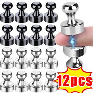 네오디뮴 자석 압정 금속 강한 자석 화이트 보드 냉장고 압정 사무실 학교를위한 내구성 전원 자석 푸시 핀