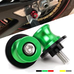 2pcs M8 스윙 암 스풀 가와사키 닌자 400 650 500 Z900 Z650 Z500 Z1000SX Z800 ZX6R ZX10R 오토바이 8mm 후면 슬라이더 보빈