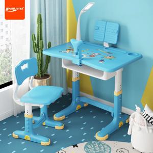 AOLIVIYA 리프팅 어린이 학습 테이블과 의자 초등학생 쓰기 가구 간단한 책상 세트 책상 소년과 소녀 P