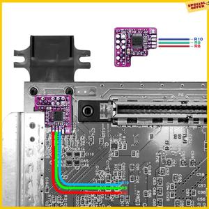 N64 NTSC 콘솔용 A25P N64 RGB MOD 키트, 닌텐도 64 NTSC 개조용 RGB 출력 모듈, 내구성 강화