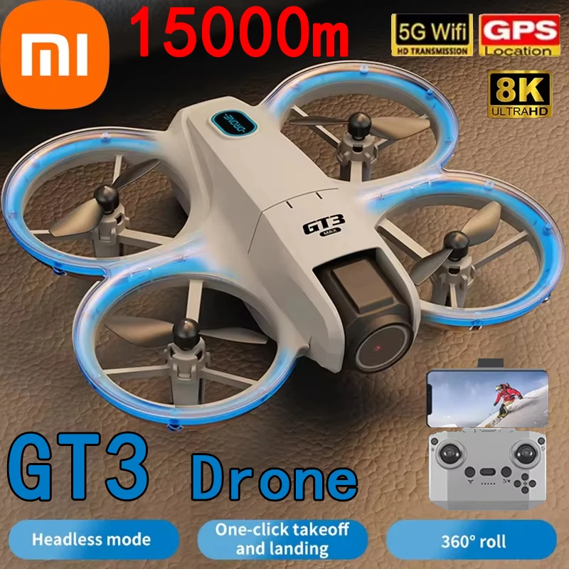 Xiaomi GT3 드론 8K 5G 원격 제어 화면 디스플레이 광학 흐름 포지셔닝 전기 렌즈 항공 사진 항공기 장난감