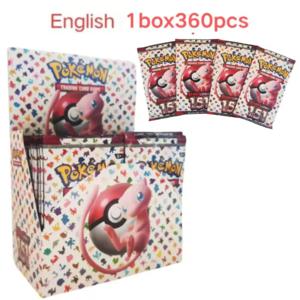 Prismatic Evolutions 360Pcs 포켓몬 카드 함께 여행 Stellar Crown 151 Ultra Prism English Booster Battle Transaction Card