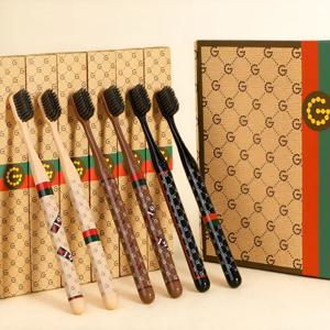 6개입/박스 세련된 고급 구강 관리 부드러운 모 세척 가정용 치아 세척 도구 칫솔 세트