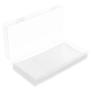 100pcs 플라스틱 지폐 보관 가방 돈 슬리브 휴대용 투명 투명 케이스 여행 매일 사용 방수 경량 동전