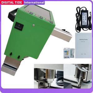 전기 도트 핀 마킹 기계 금속 조각 기계 마킹 영역 120×30mm 글자, 일련 번호, VIN 코드용