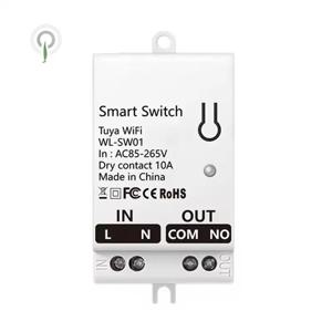 AEE9-Tuya 스마트 와이파이 건식 접점 스위치 모듈 10A 홈 범용 DIY 차단기 릴레이 스마트 라이프 Alexa와 호환