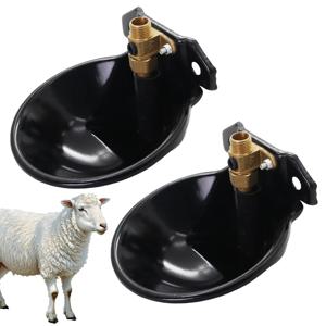 자동 양 물통 주철 염소/양 아기 급수기 구리 밸브 20mm 파이프 농장 급이 장비