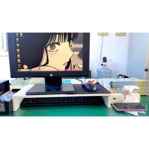 모니터 받침대 - 인체공학적 노트북 스탠드 책상 정리함 키보드 수납