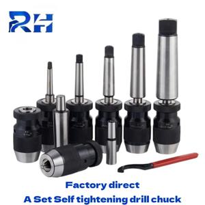 B10 B12 B16 B18 B22 셀프 타이트닝 드릴 척 MT1 MT2/3/4 C6 C8 C12/16/20 모스 드릴 척 선반 1-10 1-13mm 1-16 드릴 척