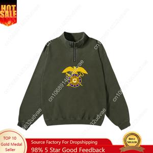 미 육군 사무부 레트로 스웨트셔츠 남녀 청소년 빈티지 풀오버 반 맞춤형 탑스 긴팔 티셔츠