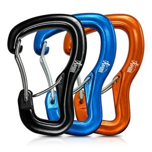 야외 해먹 이중 잠금 버클, 다기능 알루미늄 합금 걸이 버클, 캠핑 해먹 빠른 걸이 버클