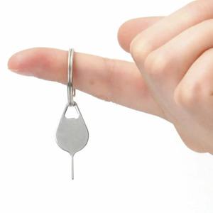 20개 유니버설 심 카드 트레이 제거 핀 키 도구 스테인리스 스틸 니들 오프너 이젝터 대부분의 모바일 폰 스마트폰용